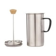 thumbnail image 1 of Cafetera a presión Shamjiam de Acero inoxidable, tetera de 1000ml para acampar, 1 of 8