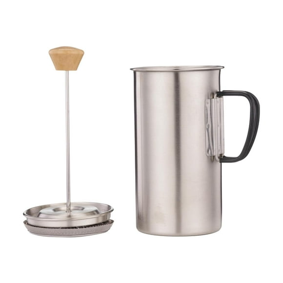 Cafetera a Presión Colamx de 1L con 3 Filtros Utensilios de Cocina para Acampar