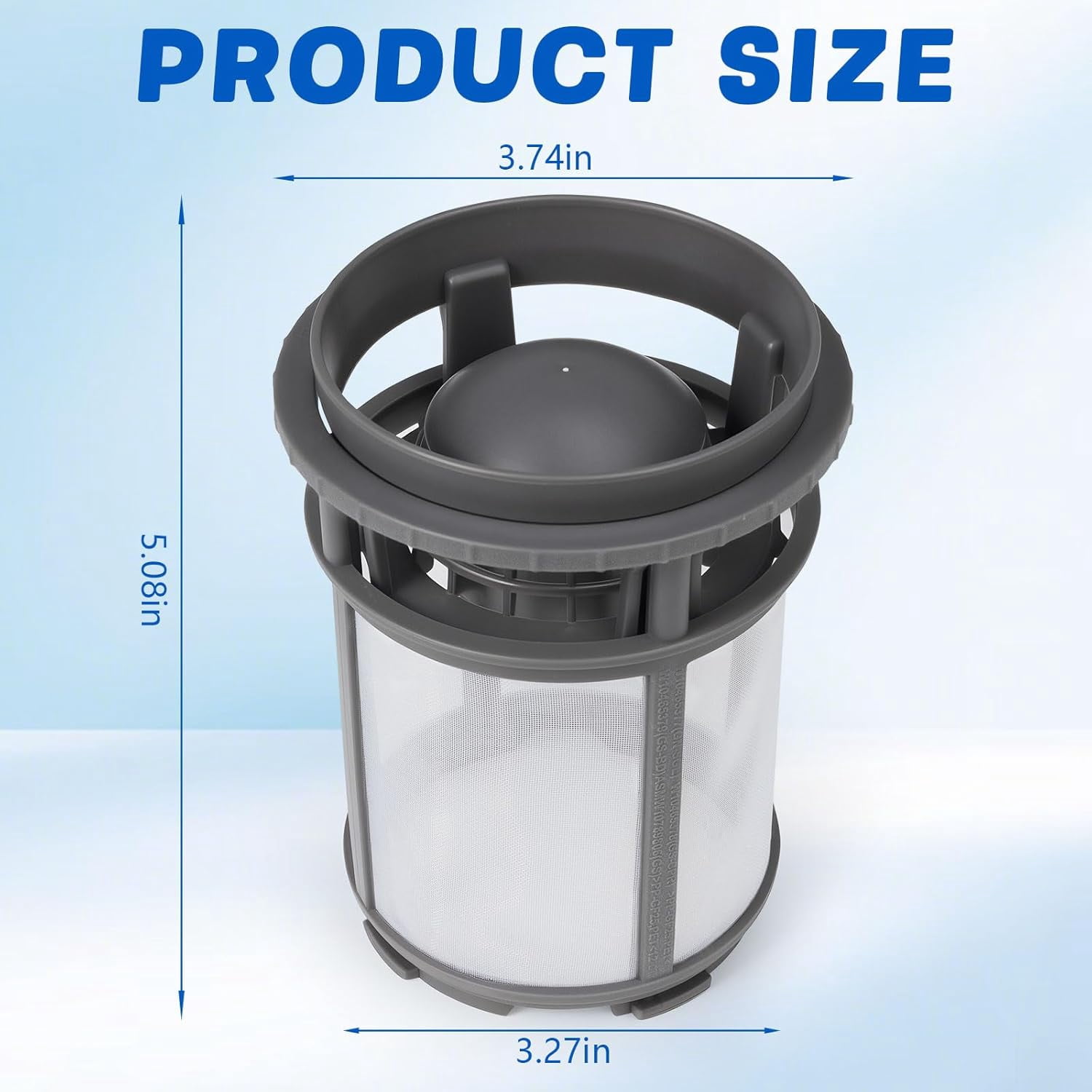 W10872845 Dishwasher Pump Filter Cup Replacement - Compatible with Whirlpool Kenmore Amana KitchenAid Dishwashers - Replaces Parts W10056425, W10056426, W10142911, AP6030094, 8579307 (2025 Upgraded）