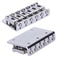 thumbnail image 3 of Puente De Guitarra Puente rígido de carga superior Puente de guitarra eléctrica de 65 mm con 5 tornillos (plata), 3 of 8