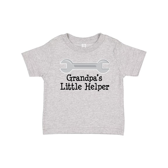 Inktastic Grandpa's Little Helper Boys or Girls Toddler T-Shirt