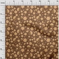 thumbnail image 3 of oneOone Rayon Brown Fabric Leaves & Clover Sewing Craft Projects Fabric Prints By Yard 56 Inch Wide, 3 of 5