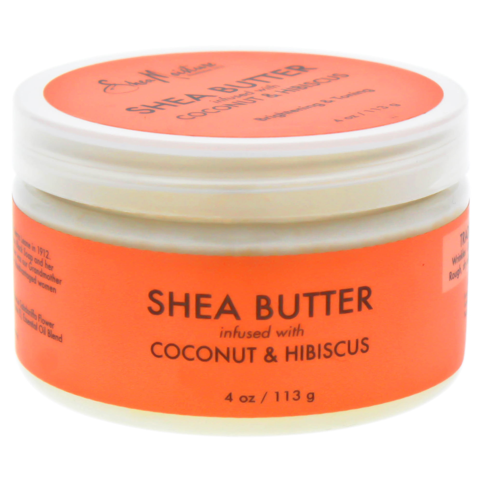 Shea Butter infused with Coconut and Hibiscus by Shea Moisture for Unisex 4 oz Moisturizer