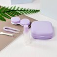 thumbnail image 4 of CHUANK Contact Lens Case Trendy Case Contact Lenses Storage Box Convenient Box Lens Care Contact Case Yellow, 4 of 4
