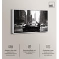 thumbnail image 2 of Driving in the Rain NYC Canvas Elegant Photography by Art Remedy, White Frame, 45 x 30, 2 of 7