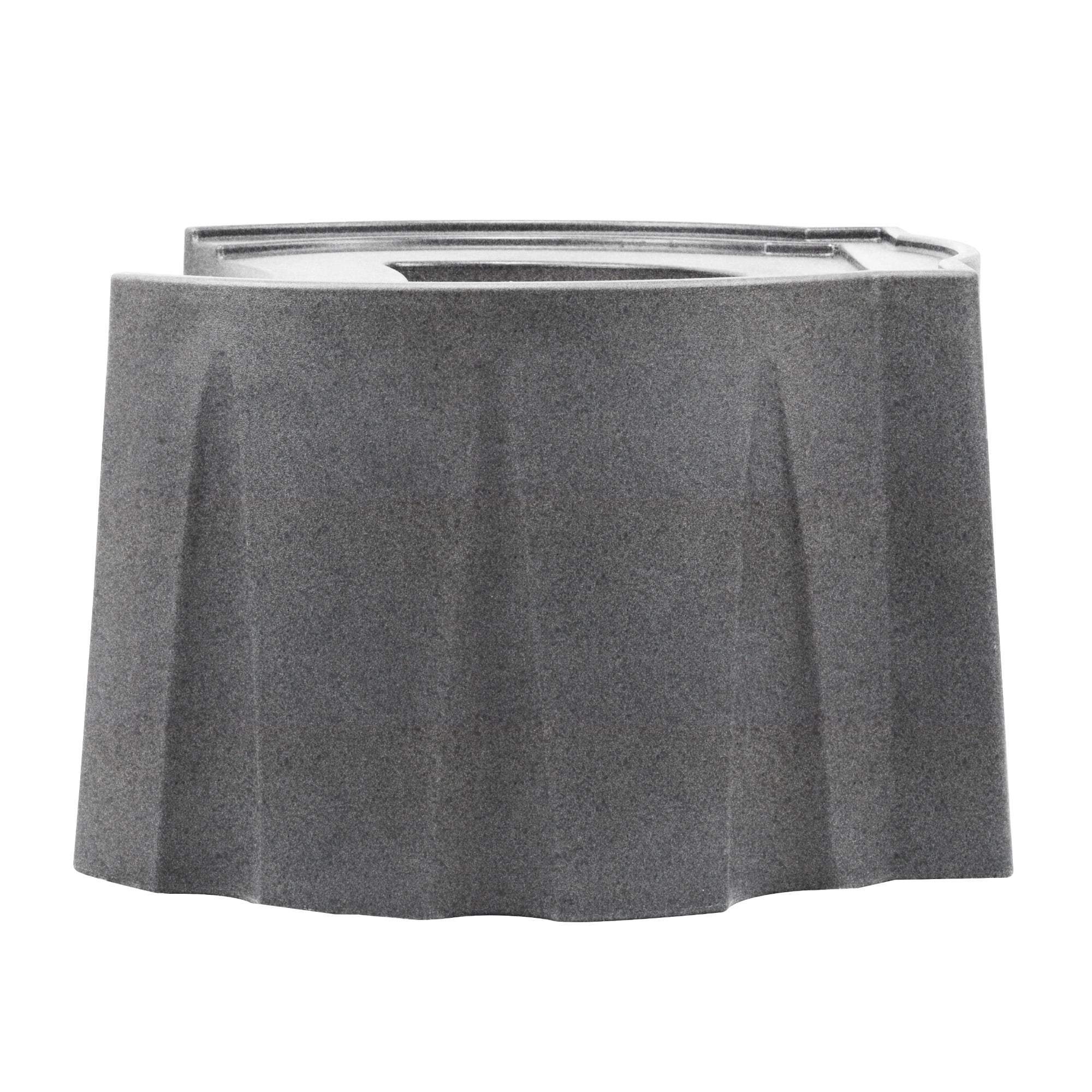 Good Ideas Rain Wizard Rain Barrel Stand, Adds Room for Buckets, Light Granite