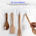 thumbnail image 6 of 20pcs Self-Adhesive Sticky Hooks Heavy Duty Wall Seamless Hooks Hangers, 6 of 11