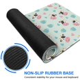 thumbnail image 6 of Long Mouse Pads for Desk,Green Cow Coffee Pattern Desk Mats on Top Of Desks, Desk Mouse Pad Extra Large with 3mm Non-Slip Base and Stitched Edge for Gaming,Office,Work,Home 47.3"x23.6", 6 of 6