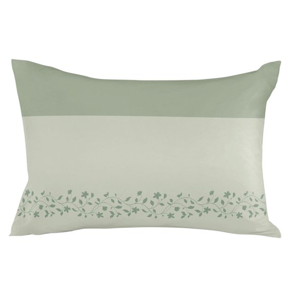 Waterproof Outdoor Throw Pillows with Inserts 12"x20", Sage Green Botanical Soft Decorative Pillowcases for Couch Bedroom, Spring Floral Leaf Pillow Covers for Sofa Living Room