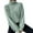 Mint Green, variant on Fall Sweaters for Women Loose Fit High Neck Sweaters Solid Color Comfortable Fall Long Sleeve Pullovers Top Winter Clothes