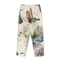 thumbnail image 5 of Bingfone Pajamas For Women,Flying Butterflies-1 Pajama Pants With Pockets-Large, 5 of 9