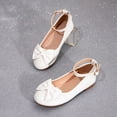 thumbnail image 2 of newwalpole Toddler Girls Dress Shoes Mary Janes Ballerina Flats for Girls Shoes Toddler White for Size 1, 2 of 6
