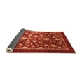 thumbnail image 2 of Ahgly Company Indoor Rectangle Abstract Orange Modern Area Rugs, 5' x 8', 2 of 4
