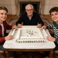 thumbnail image 5 of Classic Chinese Mahjong Set, 144 Tiles with Storage Case, Traditional Family Board Game for Game Night Skill Development, 5 of 6