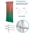 thumbnail image 3 of Red Green Ombre Blackout Curtains, French Door Curtains for Door Window, Modern Art Gradient Orange Privacy Drapery for Patio/Sidelight Doors, 1 Panel with Tieback, 54 x 72 Inches, 3 of 6