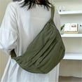 thumbnail image 3 of Large Capacity Canvas Chest Bag, Vintage Sling Backpack, Casual Crossbody Bag For, 3 of 5