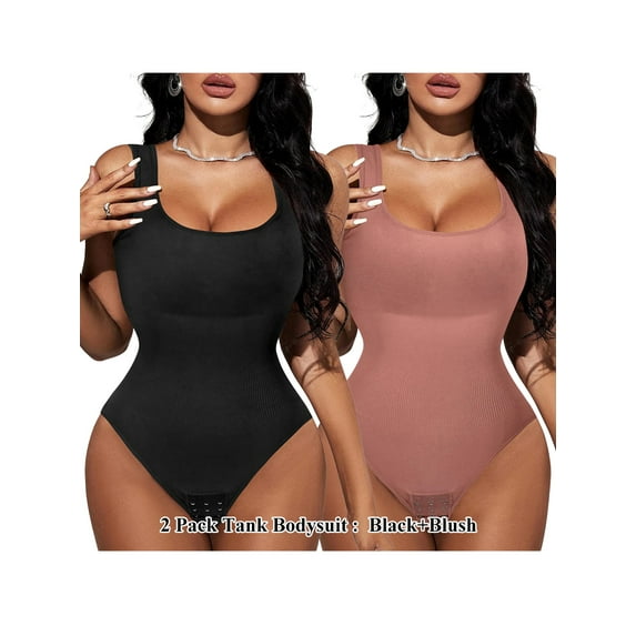 Gvmfive Women Tummy Control Body Shaper Slimming Waist Trainer Shapewear Bodysuit