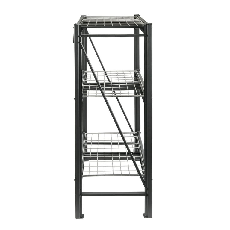 WORKPRO 48 Inch W x 18 inch D x 48 Inch H 3 Tier Freestanding Shelf Steel 4 500lb. Capacity Adult