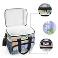 thumbnail image 6 of FORMRS Insulated Cooler Bag 24 Cans Capacity Soft Leakproof Lunch Box with Side Pockets, Seaside Boat, 6 of 7