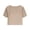 Khaki, variant on Ruimatai Women's Crew Neck Short Sleeve Cropped Top Casual Loose Fit Crop Tee for Daily Wear & Summer Outings