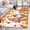 Chocolate, variant on Entryway Rug 2x3 Ft, Christmas Santa Non Slip Small Area Rugs for Front Door, Black Golden Belt Red Backdrop Washable Low Pile Accent Carpet Doormat for Indoor Entrance Kitchen Bathroom Doorway