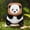 Coffee, variant on Japceit Panda Tr-Ansformer Plush Pillow, Soft Cute Stuffed Doll Toy, Convertible Hugging Cushion For Kids Bedroom