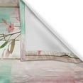 thumbnail image 3 of Ambesonne Farmhouse Window Valance, Romantic Leaves Flowers, 42" X 18", Rose Mint Green Pale Tan, 3 of 5
