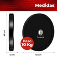 thumbnail image 4 of Par De Discos Olímpicos 10 Kg X-Rush Negro, 4 of 7