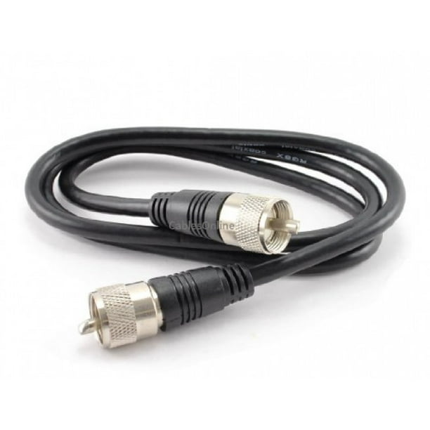3ft RG8x Coax UHF (PL259) Male/Male 50 OHM Antenna Cable