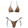 thumbnail image 5 of RUTAYY Women's Bikini Sets Tankini Leopard Print Swim Suit 2 Piece Party Summer Beachwear Travel Elegant Swimsuit, 5 of 6