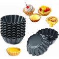 thumbnail image 1 of Moldes para Tartas de Huevo JM 12 Uds Acero al Carbono Reutilizables, 1 of 5