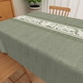 thumbnail image 5 of French Vintage Floral Rectangular Tablecloth,Waterproof Oilproof Table Cover for Kitchen Dining Room Picnic Decor,70x52 Inch, 5 of 6