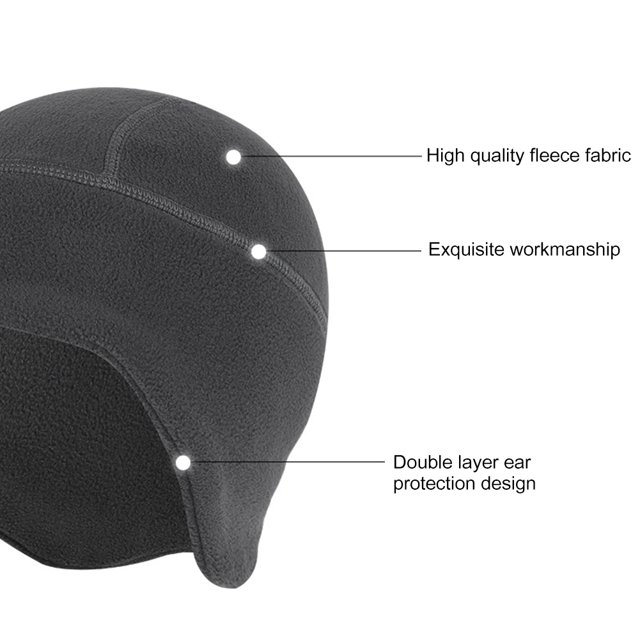 Ciclismo Invierno a prueba de viento Protección para los oídos Cálido Cap Liner Deporte al aire libre Beanie Hat Likrtyny Para estrenar