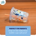 thumbnail image 3 of Vasos con pajita para niños pequeños The First Years Bluey Take & Toss, 240 ml, 24 unidades, 3 of 6