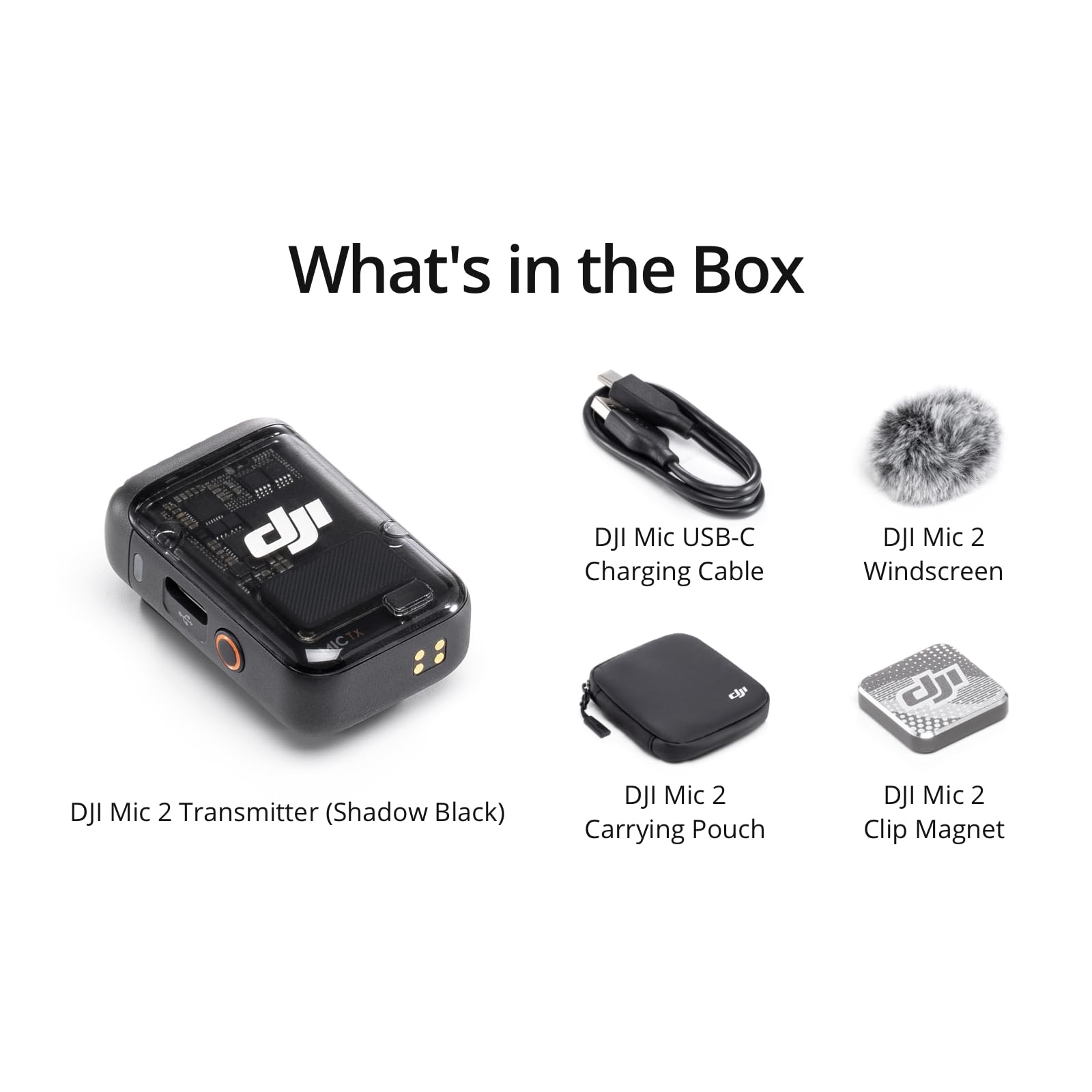 DJI Mic 2 Transmitter (Shadow Black)