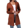 thumbnail image 5 of Gleelist Women's Casual Knit Open Front Cardigan Lightweight Long Sleeve with Pockets, 5 of 8