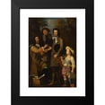thumbnail image 2 of Almanach 18x24 Black Modern Framed Museum Art Print Titled - The Fortune Teller, or Allegory of the Five Senses (circa 1730), 2 of 5