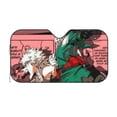 thumbnail image 4 of My Hero Academia Car Windshield Sun Shade, Front Window Sun Shades, Visor Shield Cover For Car Suv Truck, Visor Protector Blocks Uv Rays, Keep Your Vehicle Cool, Small, 51*27.5 Inch, 4 of 8