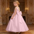 thumbnail image 2 of HAYIMI Child Elegant Satin Dress For Girls Sleeveless Long Gown Summer Pageant And Performances Soft Comfort And Flowy Tailored Fit Trendy Dresses, 2 of 8