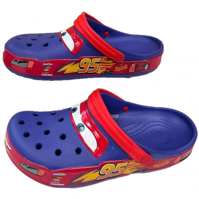 2025 In Stock McQueen 95 Car Clogs, Garden Shoes, Fashionable and Versatile Outdoor Breathable Casual Sandals (Shengjie)
