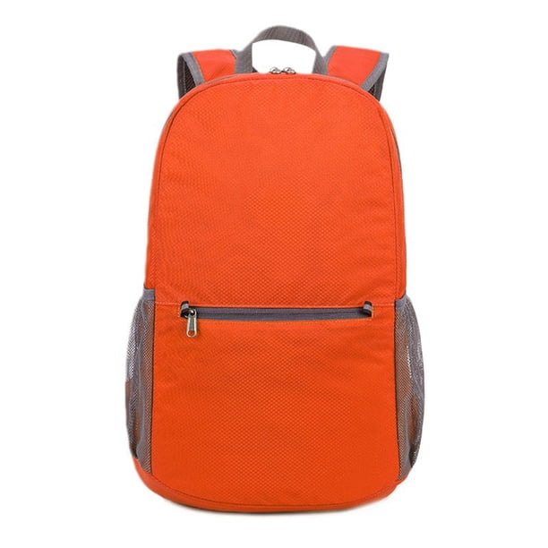 Minnieouse multifuncional versátil y duradera de nylon para aventuras de por vida Múltiples bolsas Viajes de trabajo al aire libre Mochilas Naranja 15L
