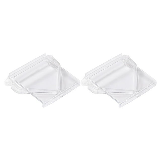 Phenofice Lot de 2 Support de Projecteur Étagère Murale en Plastique pour Écran de Moniteur Rangement Supérieur Design Simple Adultes