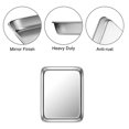 thumbnail image 2 of 3set 10 Inch Toaster Oven Tray and Rack Set, Small Stainless Steel Baking Pan with Cooling Rack, 2 of 7