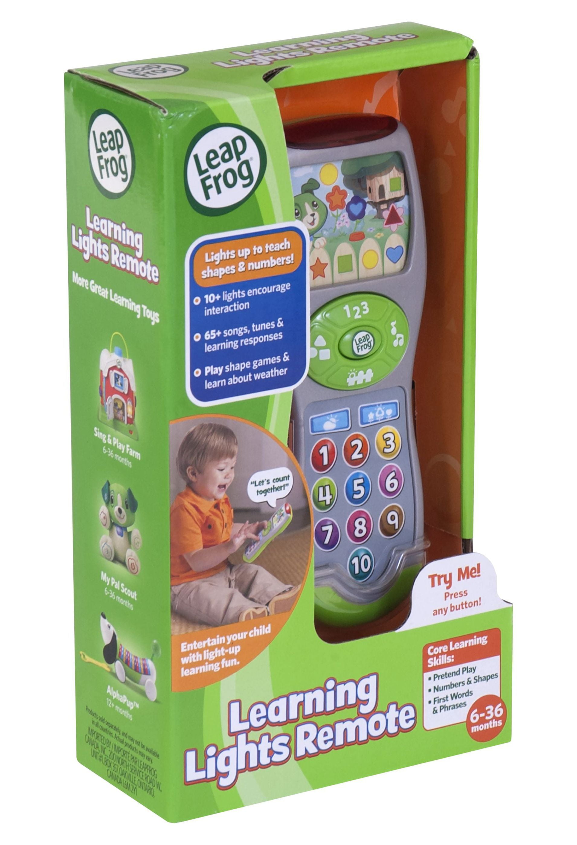LeapFrog Scout's Learning Lights Remote, Pretend Play Toy For Kids