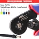 thumbnail image 5 of Kit de herramientas para engarzar férulas HKS, alicates para engarzar férulas cuadradas, 5 of 6