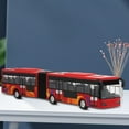 thumbnail image 3 of Coleccionables de autobuses Escala 1:50 Coches Modelo Colección Adornos Regalos Favores Aleación Simulación Duradera para Principiantes Niños Adolescentes Niños Adultos , ROJO Magideal Coleccionables de autobús, 3 of 7