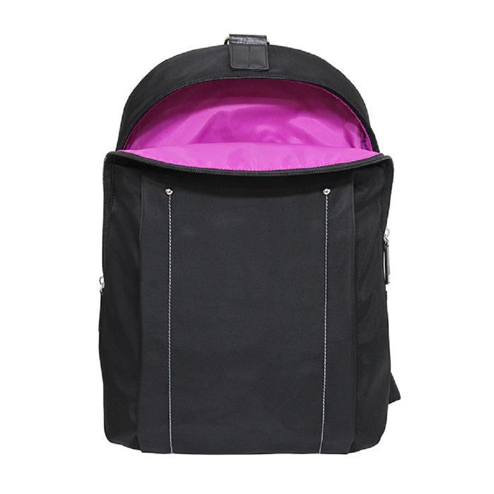 Francine Collections 14" inch Nylon Crossbody Laptop Backpack | Shoulder Backpack for Hiking (Black) - image 3 of 9