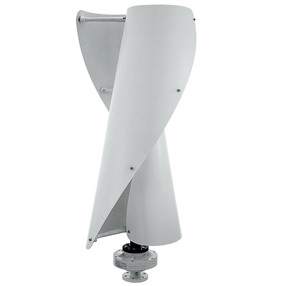 SHZICMY White Portable Vertical Wind Power Turbine Generator Kit with Controller 12V 400W