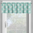 thumbnail image 2 of Ambesonne Party Valance Pack of 2, Dogs on Polka Dot Motif, 42"X12", Charcoal Grey Pale Pink, 2 of 5