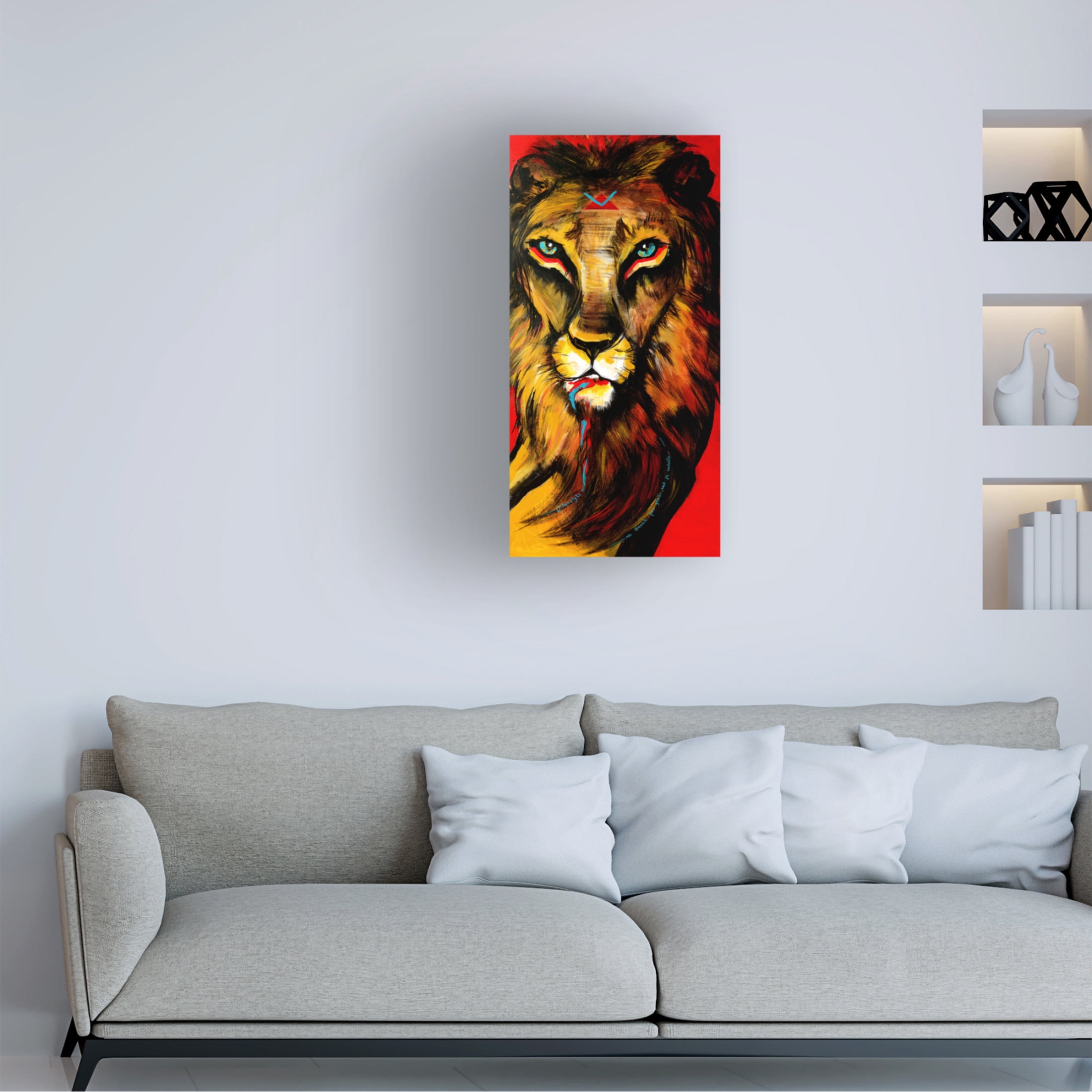 Trademark Fine Art Julija Belickien? Because Gazelle is too beautiful to kill Canvas Wall Art